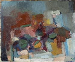 Annette Olesen - Opstilling på bord, rød