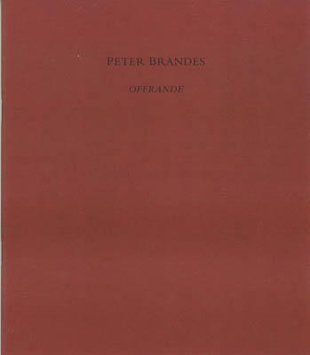 PETER BRANDES: OFFRANDE / Maleri, akvarel, gouache, keramik