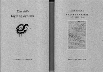 EJLER BILLE. DIGTE OG VIGNETTER & BREVE FRA PARIS 1937-1938-1939
