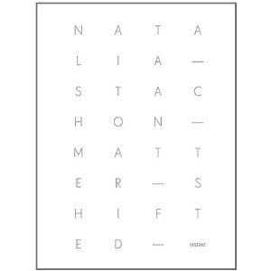 NATALIA STACHON.Matter Shifted