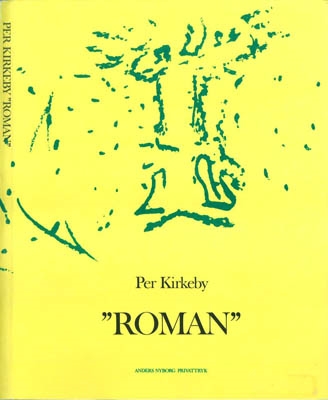PER KIRKEBY - "ROMAN" med TRÆSNIT